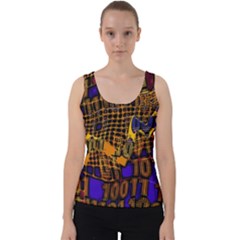 Binary Code Transformation Velvet Tank Top by pakminggu