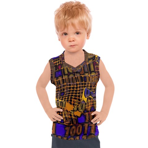 Binary Code Transformation Kids  Sport Tank Top by pakminggu