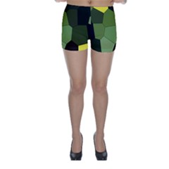 Mosaic Structure Background Tile Skinny Shorts by danenraven