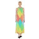 Low Poly Triangles Sleeveless Maxi Dress View2