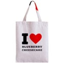 I love blueberry cheesecake  Zipper Classic Tote Bag View1