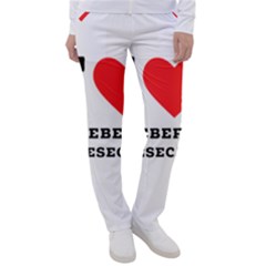 I Love Blueberry Cheesecake  Women s Casual Pants by ilovewhateva