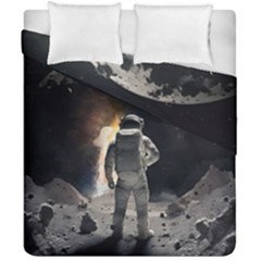 Astronaut Space Walk Duvet Cover Double Side (california King Size) by danenraven