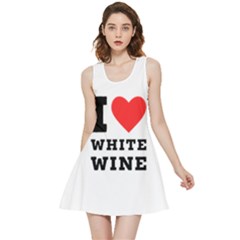 I Love White Wine Inside Out Reversible Sleeveless Dress by ilovewhateva