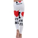 I love white wine Kids  Lightweight Velour Classic Yoga Leggings View4