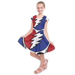 Grateful Dead Kids  Short Sleeve Dress by Mog4mog4