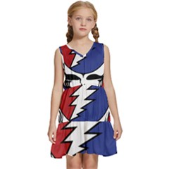 Grateful Dead Kids  Sleeveless Tiered Mini Dress by Mog4mog4