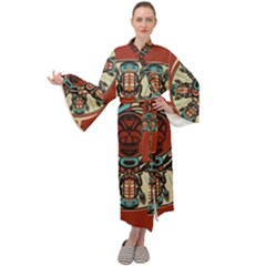 Grateful Dead Pacific Northwest Maxi Velvet Kimono by Mog4mog4