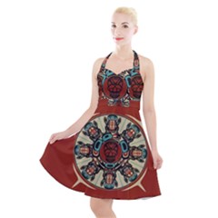 Grateful Dead Pacific Northwest Halter Party Swing Dress  by Mog4mog4