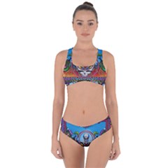 Grateful Dead Wallpapers Criss Cross Bikini Set by Mog4mog4