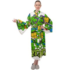 Teenage Mutant Ninja Turtles Maxi Velvet Kimono by Mog4mog4