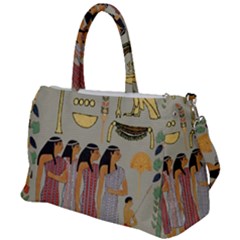 Egyptian Paper Women Child Owl Duffel Travel Bag by Mog4mog4