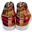 Telephone Booth Red London England Women s Mid-Top Canvas Sneakers View4