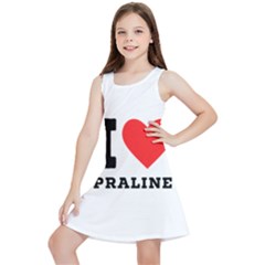 I Love Praline  Kids  Lightweight Sleeveless Dress by ilovewhateva