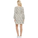 Pattern My Neighbor Totoro Tiered Long Sleeve Mini Dress View2