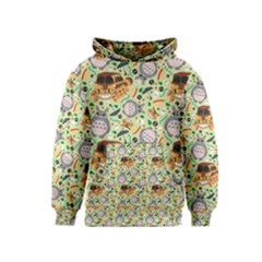 My Neighbor Totoro Pattern Kids  Pullover Hoodie by Mog4mog4