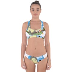 My Neighbor Totoro Totoro Cross Back Hipster Bikini Set by Mog4mog4