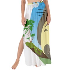 My Neighbor Totoro Totoro Maxi Chiffon Tie-up Sarong by Mog4mog4