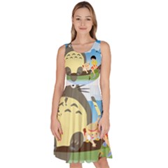 My Neighbor Totoro Totoro Knee Length Skater Dress With Pockets by Mog4mog4