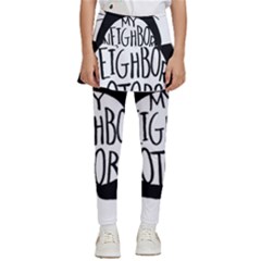 My Neighbor Totoro Black And White Kids  Skirted Pants by Mog4mog4