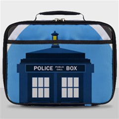 Doctor Who Tardis Full Print Lunch Bag by Mog4mog4