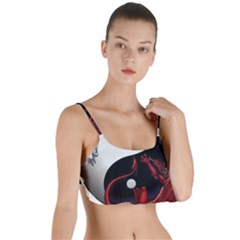 Yin And Yang Chinese Dragon Layered Top Bikini Top  by Mog4mog4