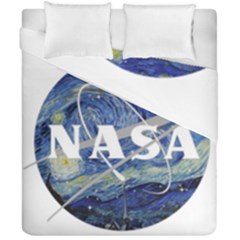 Vincent Van Gogh Starry Night Art Painting Planet Galaxy Duvet Cover Double Side (california King Size) by Mog4mog4