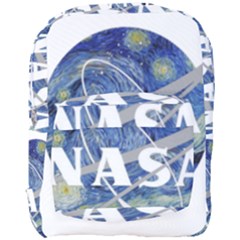 Vincent Van Gogh Starry Night Art Painting Planet Galaxy Full Print Backpack by Mog4mog4