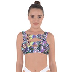 Cartoon Parody Time Travel Ultra Pattern Bandaged Up Bikini Top by Mog4mog4