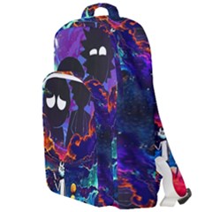 Cartoon Parody In Outer Space Double Compartment Backpack by Mog4mog4