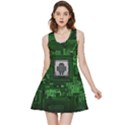 Technology Computer Chip Electronics Industry Circuit Board Inside Out Reversible Sleeveless Dress View3