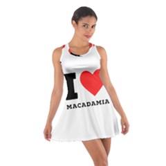 I Love Macadamia Cotton Racerback Dress by ilovewhateva