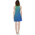 Blue And Green Circuit Board Wallpaper Circuit Board Sketch Inside Out Reversible Sleeveless Dress View2