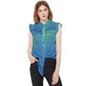 Blue And Green Circuit Board Wallpaper Circuit Board Sketch Frill Detail Shirt View1