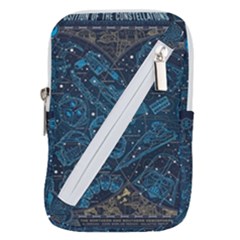 Position Of The Constellations Illustration Star Blue Belt Pouch Bag (large) by Bakwanart