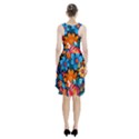 Flowers Bloom Spring Colorful Artwork Decoration Racerback Midi Dress View2