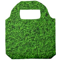 Green Grass Texture Summer Foldable Grocery Recycle Bag by 99art