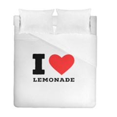 I Love Lemonade Duvet Cover Double Side (full/ Double Size) by ilovewhateva