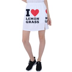 I Love Lemon Grass Tennis Skirt by ilovewhateva