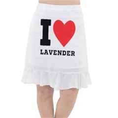 I Love Lavender Fishtail Chiffon Skirt by ilovewhateva