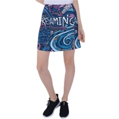 Graffiti Art Psychedelic Art Graphic Design Modern Art Tennis Skirt by 99art