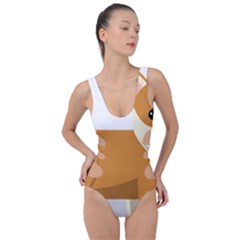 Corgi Dog Puppy Side Cut Out Swimsuit by 99art