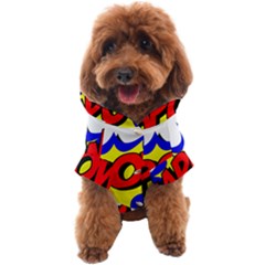 Kapow-comic-comic-book-fight Dog Coat by 99art