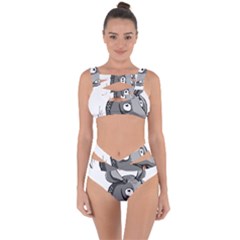 Animal-armadillo-armored-ball- Bandaged Up Bikini Set  by 99art