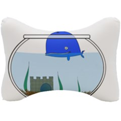 Wal-fish-small-world-lake-sea Seat Head Rest Cushion by 99art