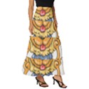 Animation-lion-animals-king-cool Tiered Ruffle Maxi Skirt View3