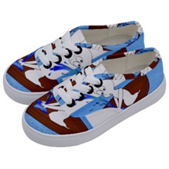 Spirit-boat-funny-comic-graphic Kids  Classic Low Top Sneakers by 99art