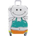 Baby-cute-child-birth-happy Luggage Cover (Large) View1