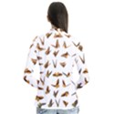 Butterfly Butterflies Insect Swarm Drape Collar Cardigan View2