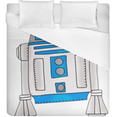 Technology-clip-art-r2d2 Duvet Cover (king Size) by 99art